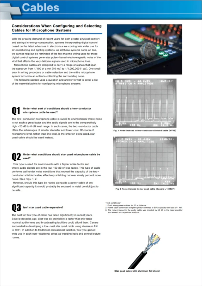 Canare Cables Catalog
