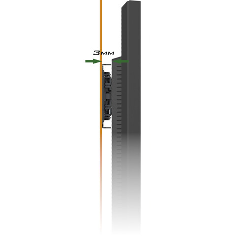 Zero gap mounting bracket kit for the iiyama LH5560/LH6560UHS-B1AG (55"/65")