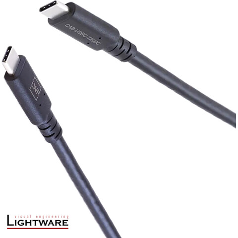 CAB-USBC-T300C - 3m Full-Featured USB-C cable for USB3.2 Gen 2x2, 4K60 Video and 100W/5A Charging, Microcoax technology