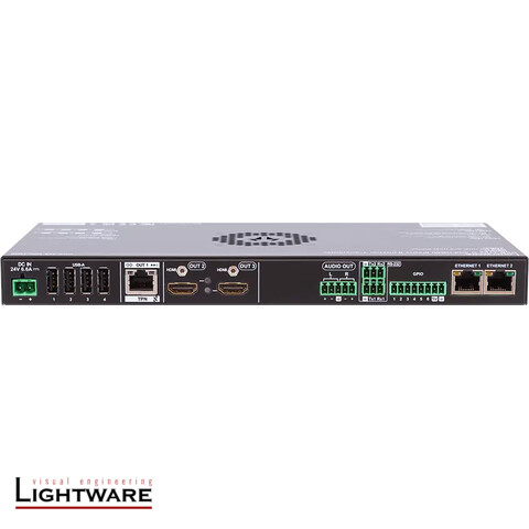 UCX-4x3-TPN-TX20 - Taurus UCX 4x3 matrix with TPN, USB-C, HDMI 2.0 and USB 2.0 ports, 100W charging