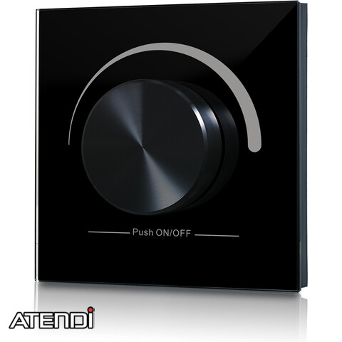 LED Driver/Dimmer 1ch (4x5A), Wall Mounted, Black