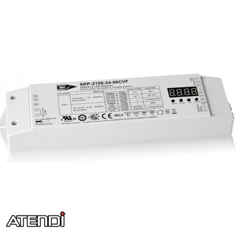 LED Driver/Dimmer 4ch, DMX, 230V in, 24V out, 100W max
