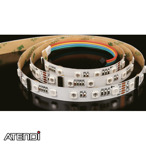 LED Tape RGB, DMX Control, IP65, 24V, 14,4W/m 60L/m, 5m