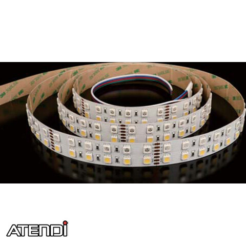 LED Tape Double Row, 20mm width, RGB+W6000K, 24V 34,4W/m 144L/m, 5m