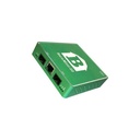 SFP to SFP converter, up to 12Gbps, 2 x SFP+ port for transceivers, ethernet port for monitoring and control, incl. PSU