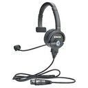 Headset - Single Ear, Light weight, XLR (F) 4 pin