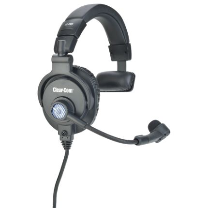 Headset - Single Ear, Medium weight, XLR (F) 4 pin
