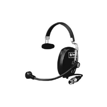 Headset - Single ear, Heavy weight, Economy XLR (F) 4 Pin