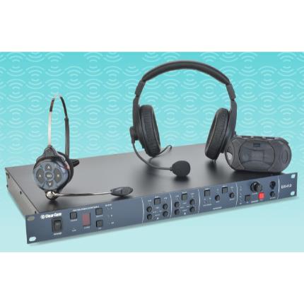 DX410 System - 4 user bundle with headsets - 2Ch, 2.4GHz, Europe