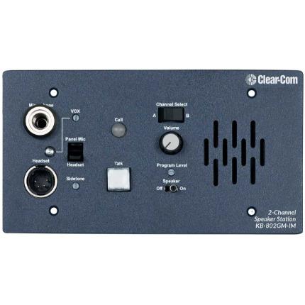 Encore 800 Speaker Station - 2Ch Switched, Gooseneck, Flush Mount