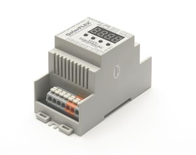 QolorFLEX 4x5A DINrail RJ45 Dimmer