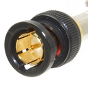Ultra HD 12G BNC Straight Crimp Plug True 75 Ohm