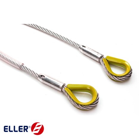 Steel Wire with Loop Ends and PVC Cover 1T WL 1m