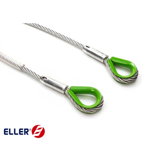Steel Wire with Loop Ends and PVC Cover 1T WL 2m