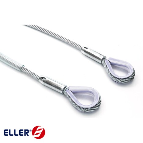 Steel Wire with Loop Ends and PVC Cover 1T WL 3m