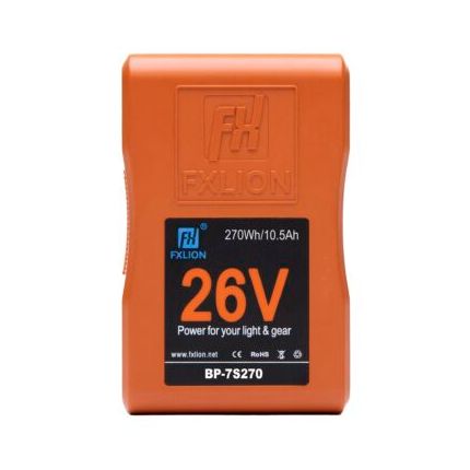 26V V-lock battery 26V, 270Wh