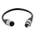 Converting cable XLR4 male to XLR3 female