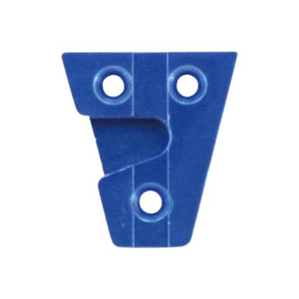 V-lock mount Blue metal