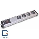 4-fold switched and metered PDU