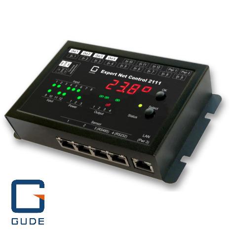 Monitoring system with 4 relay outputs and 12 signal inputs with PoE