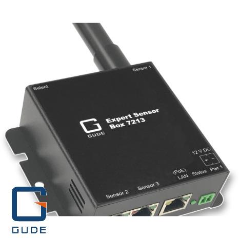 LAN temperature sensor with PoE