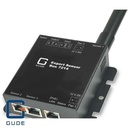 LAN temperature sensor with relay output and signal input for environment monitoring