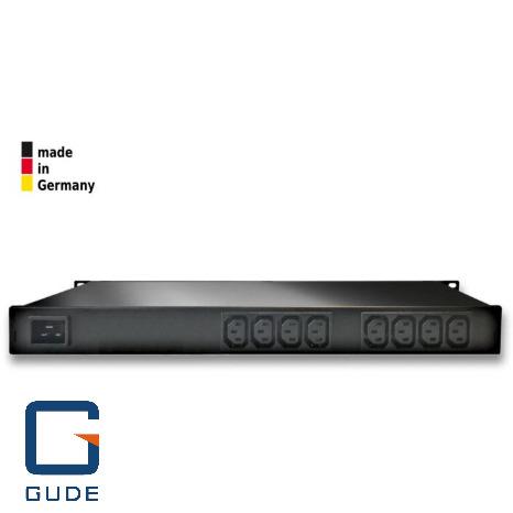 8-fold switched and metered PDU with IEC C13