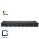 8-fold switched and outlet-metered PDU with socket Type F