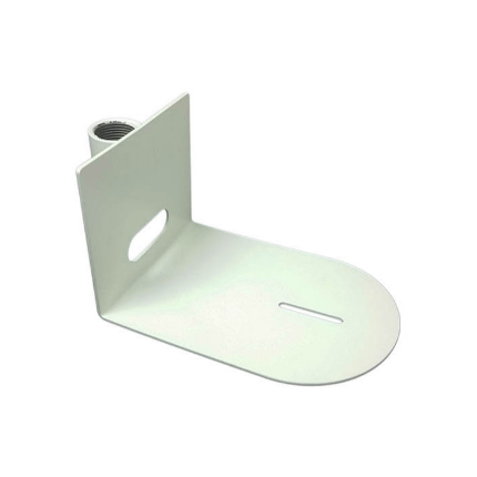 Small Pole Mount for PTZ Camera, for use with 1" Pipe, White