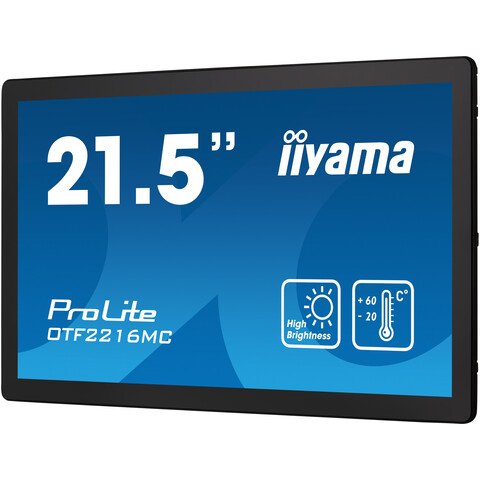 21,5" High-Brightness IP65 10pt Touchscreen