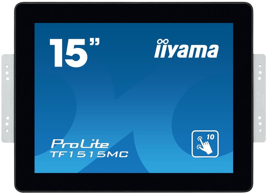 15" PCAP Bezel Free 10P Touch, 1024x768, DisplayPort, HDMI