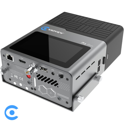 5G Wireless Bonding Encoder - Redundant battery, 4-channel 5G cellular network, WIFI and Ethernet,HDMI+SDI dual inputs with H.265 encoding, 4.3-inch touch LCD screen.
