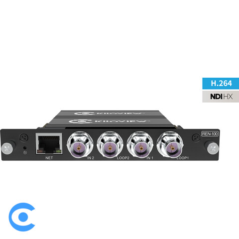 Cradle Series - REN-100 Dual-channel 3G-SDI Encoding Card w/NDI-HX