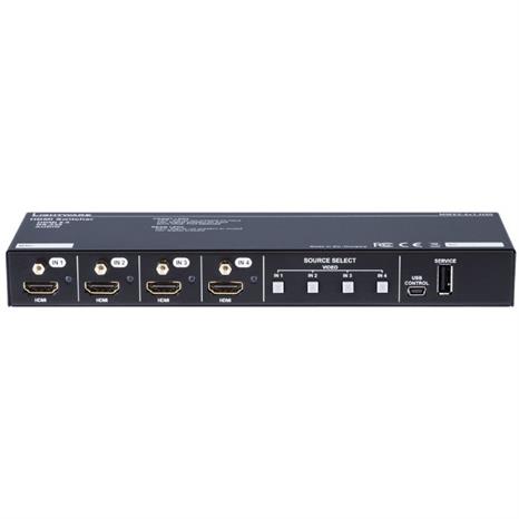 MMX2-4x1-H20 - HDMI 2.0 Switcher with breakout Audio, Occupancy Sensor input and various control features