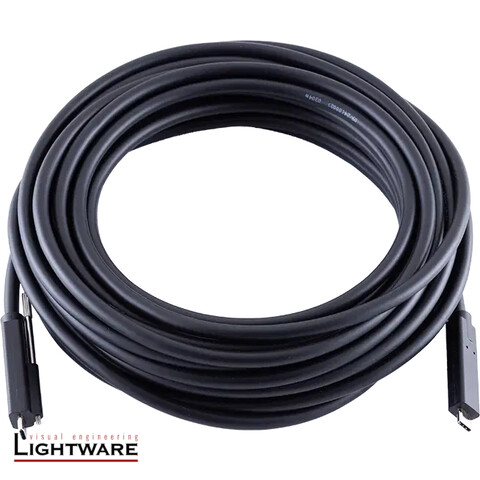 CAB-USBC-AOC1000K - USB-C to USB-C 10 m cable. Active Optical Cable for USB 3.1 Gen 1 and 2 lane DP ALT mode