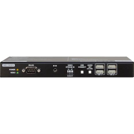 VINX-110AP-HDMI-DEC - AV Over IP Scaling Multimedia Extender with USB KVM, RS-232 and IR