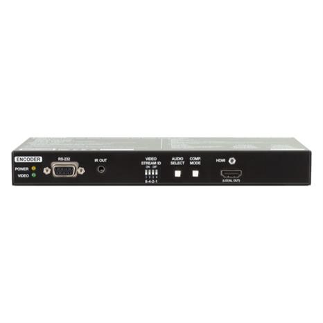 VINX-120AP-HDMI-ENC-DNT - AV Over IP Scaling Multimedia Extender with USB KVM, PoE and DANTE/AES67 support