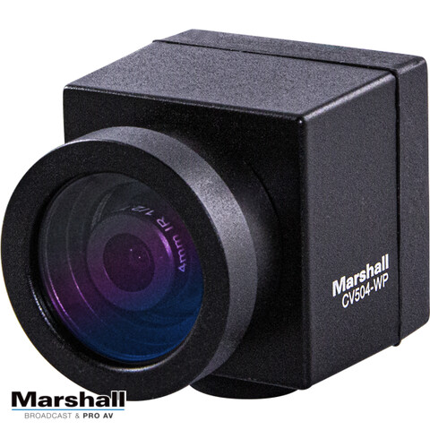 Weatherproof 3G-SDI Mini Camera with M12 4,0mm Interchangeable Lens