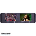 Dual 7" Rackmount Monitor with 3G-SDI, HDMI and Composite Inputs