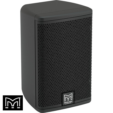 Adorn 4" Passive Two-way On-wall Speaker with Transformer - Black