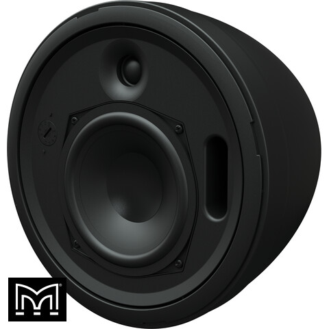Adorn 5,25" Passive Two-way Pendant Speaker with Transformer - Black