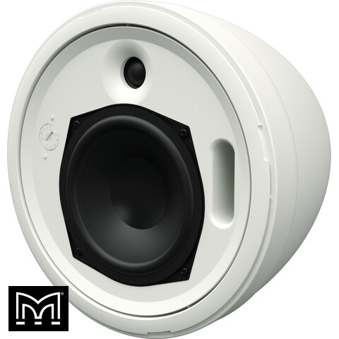 Adorn 5,25" Passive Two-way Pendant Speaker with Transformer - White
