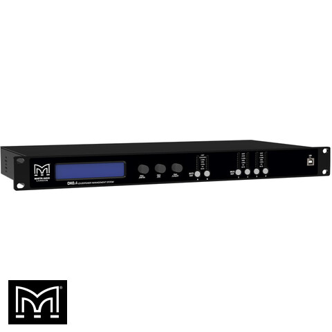 DX0.4 - 2-in/4-out Networked Loudspeaker Processor