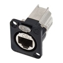 Neutrik CAT6a panel feedthrough
