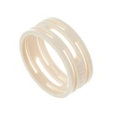 Hringur á XX seríu tengi Hvítur