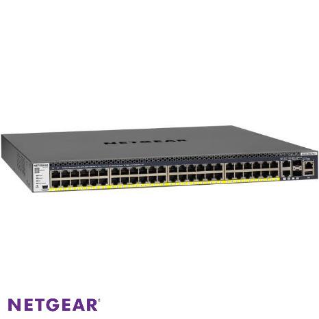 M4300-52G-PoE+ 48x1G PoE+ 480W, 2x10G, 2xSFP+ Managed Switch