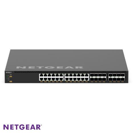 M4350-24X8F8V 24x10G/Multi-Gig PoE++ (290W base, up to 1,770W), 8xSFP+ and 8xSFP28 25G Managed Switch