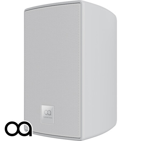 Cuboid 3TX - Two-way 3" loudspeaker with transformer - White
