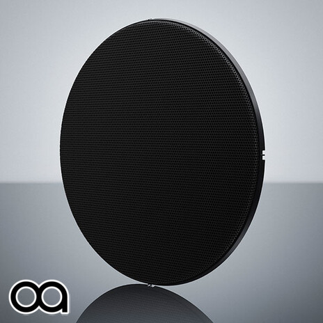 Bezel-less grille accessory for Up 3 og 4 loudspeakers - Black