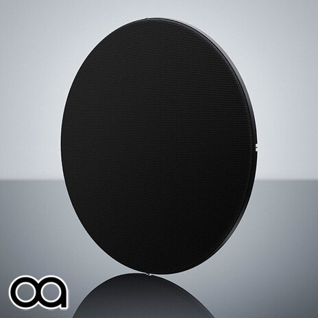 Bezel-less grille accessory for Up 6 loudspeakers - Black